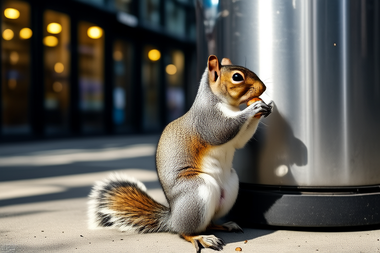 Squirrels in Urban Areas: Surviving the Concrete Jungle