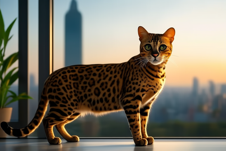 Unleashing the Mystique: Life with a Bengal Cat
